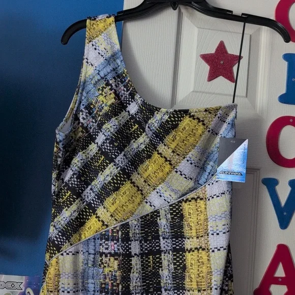 Stylish Plaid Sleeveless Dress Project Runway - Picture 2 of 5